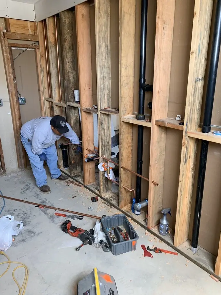 Commercial rough-in plumbing for Gas Line Repair in Salado Junction